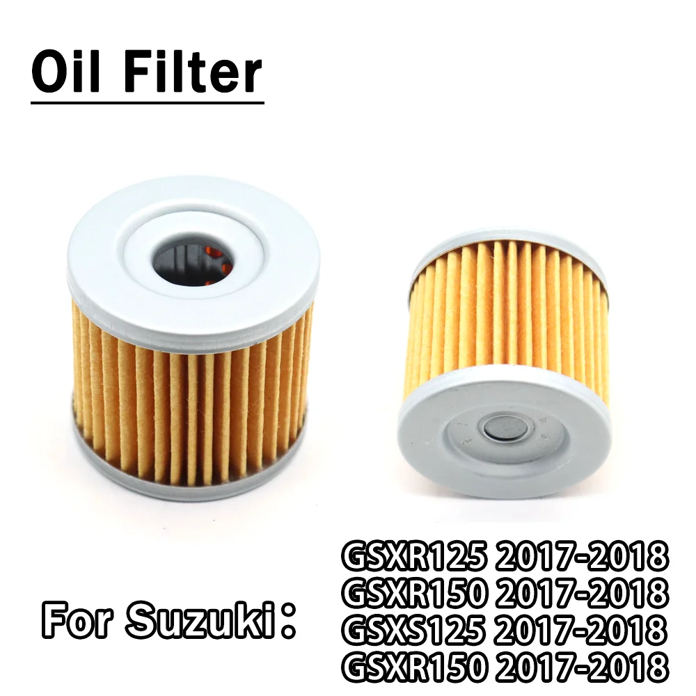 Filtro de Aceite para Motocicleta Suzuki GSXR125 GSXR150 GSXS125 GSXR150 GSXR 125 150 GSXS 125 150 2017-2018, Accesorios para Moto