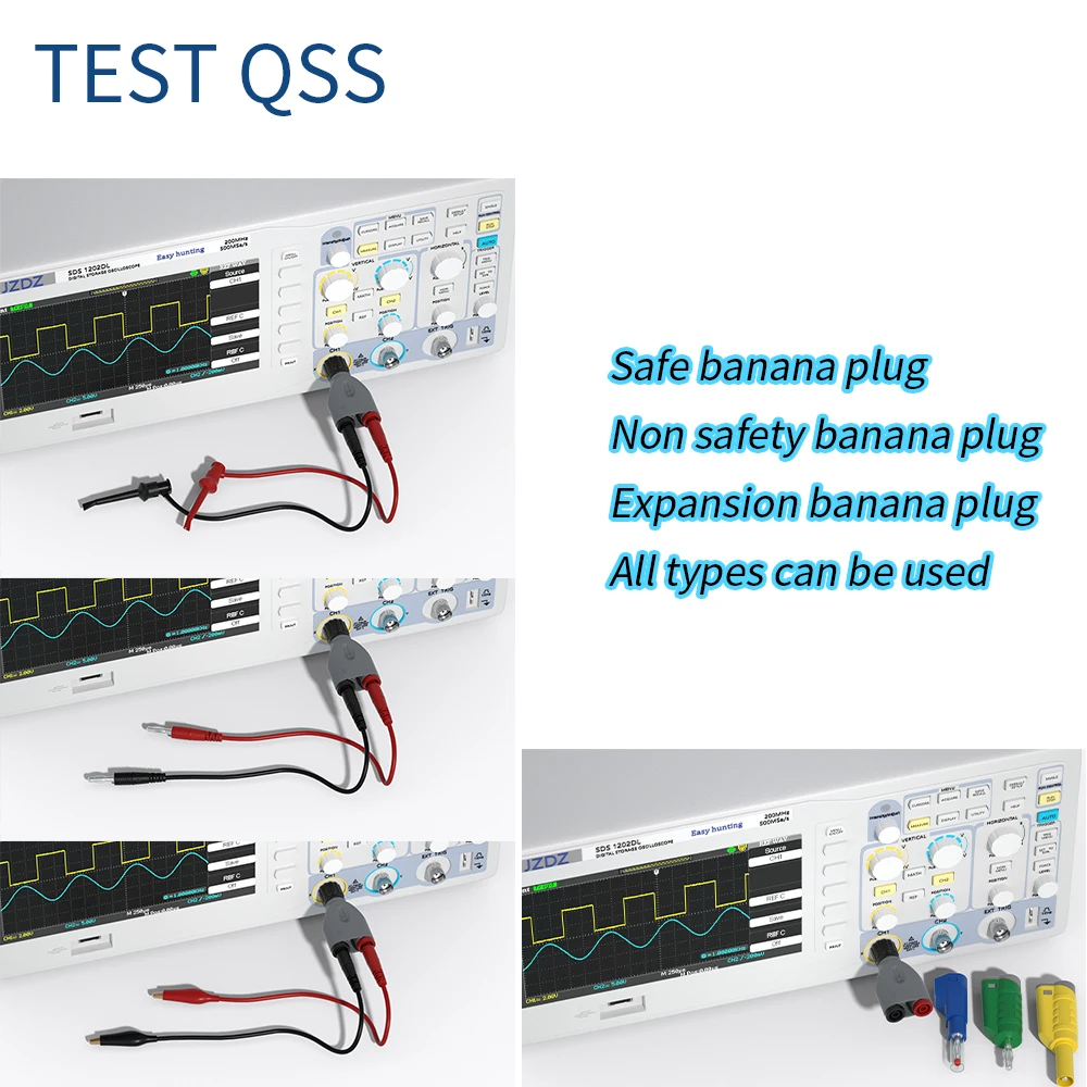 Adapter QSS BNC izolowany 4MM obrotowy męski BNC podwójne gniazdo bananowe gniazdo bananowe Q20038 — zdjęcie 6