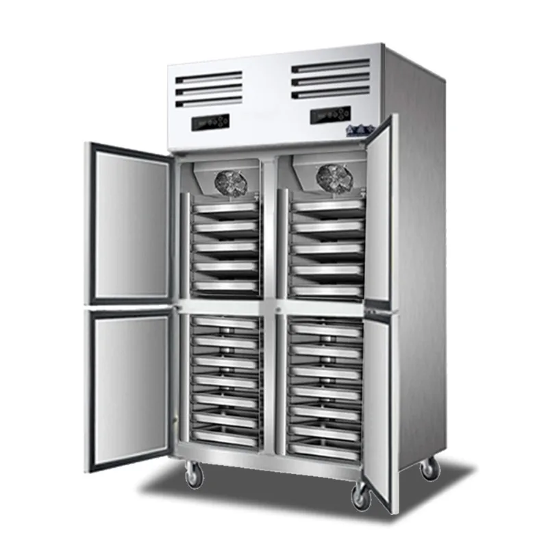 

Four-door refrigerator commercial air-cooled frost-free tray freezer