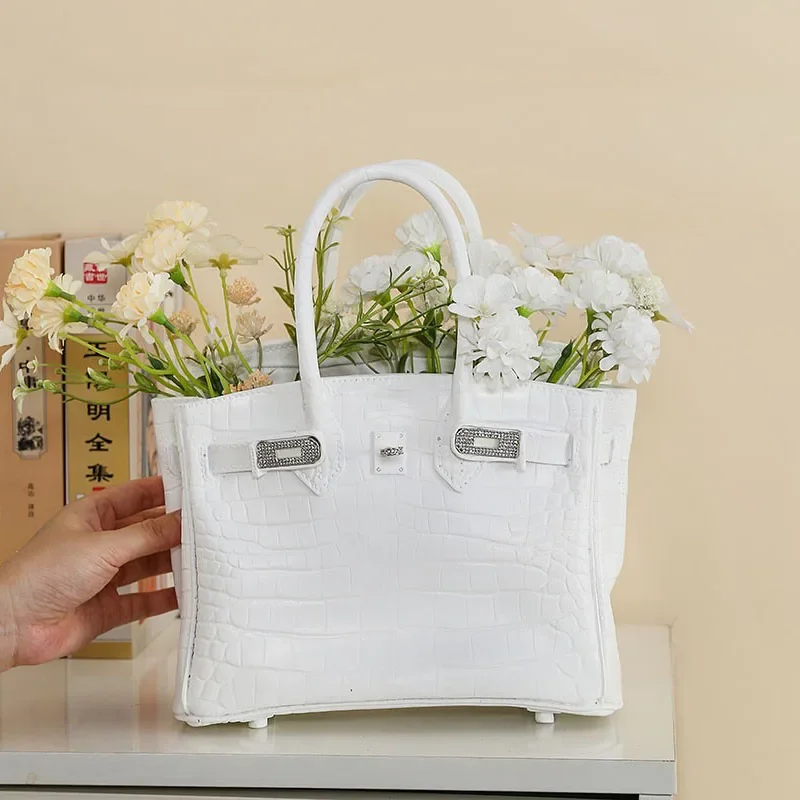 

White Bag Vase Aesthetic Home Decoration Centerflowers Vases Luxury Living Room Bonsai Table Accessories Centerpieces Weddings