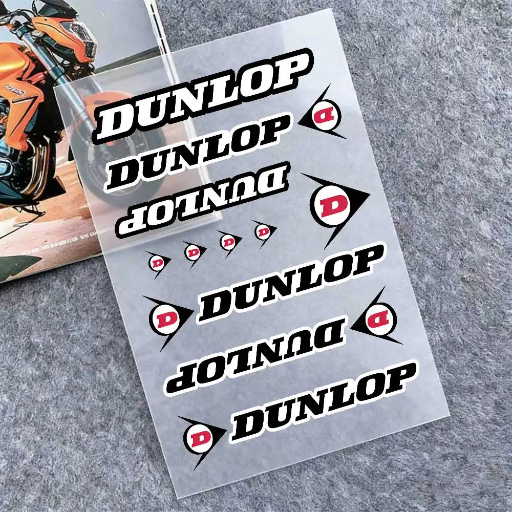 

Светоотражающие наклейки DUNLOP для мотоциклов, водонепроницаемые наклейки для шлемов, скутеров, топливных баков, ящиков для инструментов, гоночные наклейки