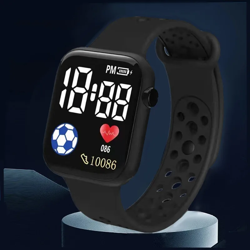 Fashion Digital Watches for Men Women Waterproof Sport LED Electronic Wristwatch Casual TPU Strap Men's Watch Clock Montre Homme