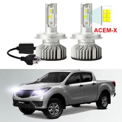 2PCS Led Headlight Bulbs For Mazda BT-50 BT 50 2006-2015 2016 2017 2018 2019 2020 High Low Beam