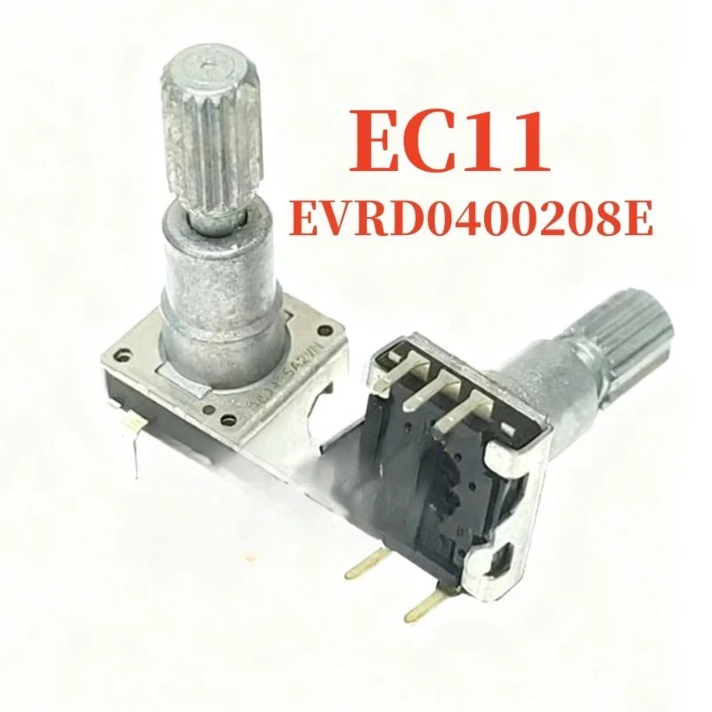 10PCS EC11 Encoder with Switch 16 Positions 8 Pulses and Rotation To Adjust The Volume 20MM Flower Axis