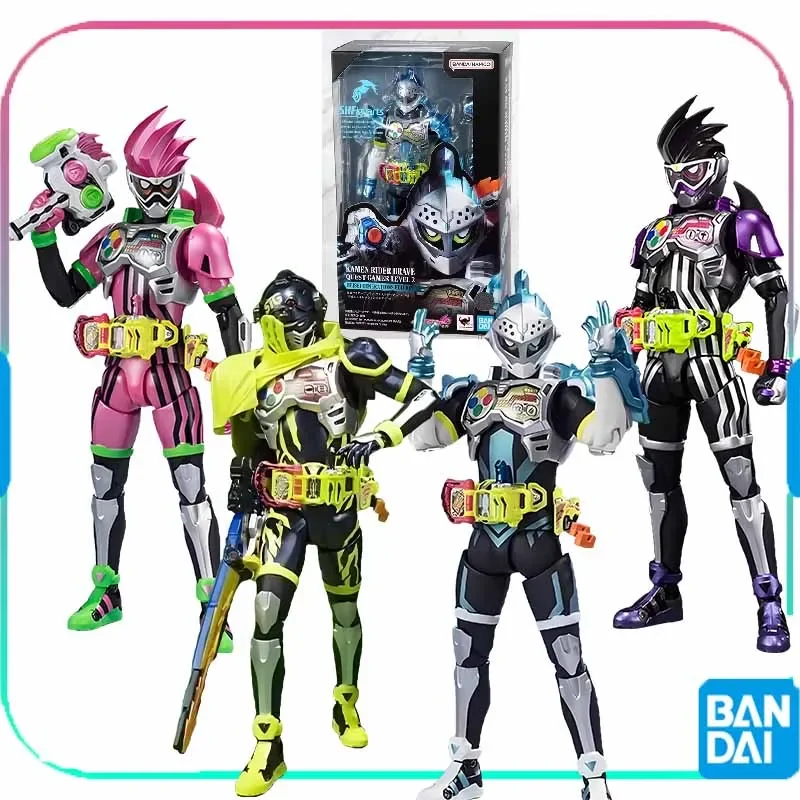بانداي الأصلي SHF كامين رايدر Exaid Genm SNIPE EX-AID EXAID شجاع أنيمي نموذج لجسم جمع لعبة هدية