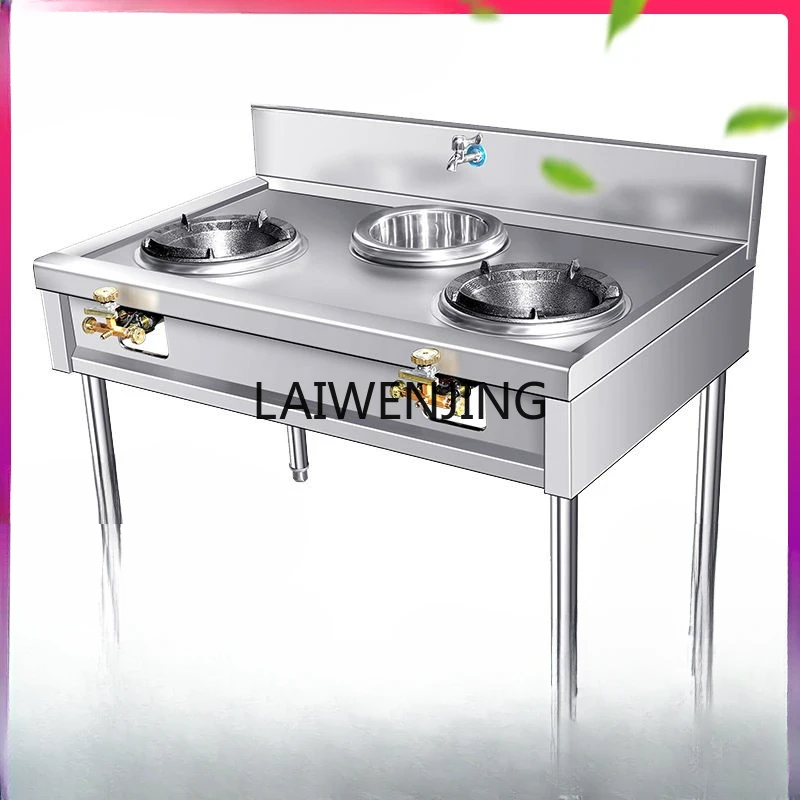 MJY stainless steel stove gas stove liquefied gas single and double stir fry stove hotel