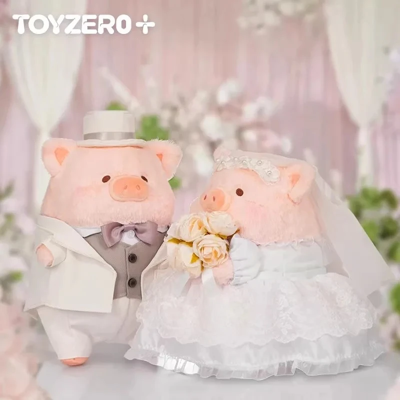 Lulu o piggy enlatado porco ocidental casamento e casamento chinês bonito boneca anime figura de ação periférica casamento coletar presente brinquedo