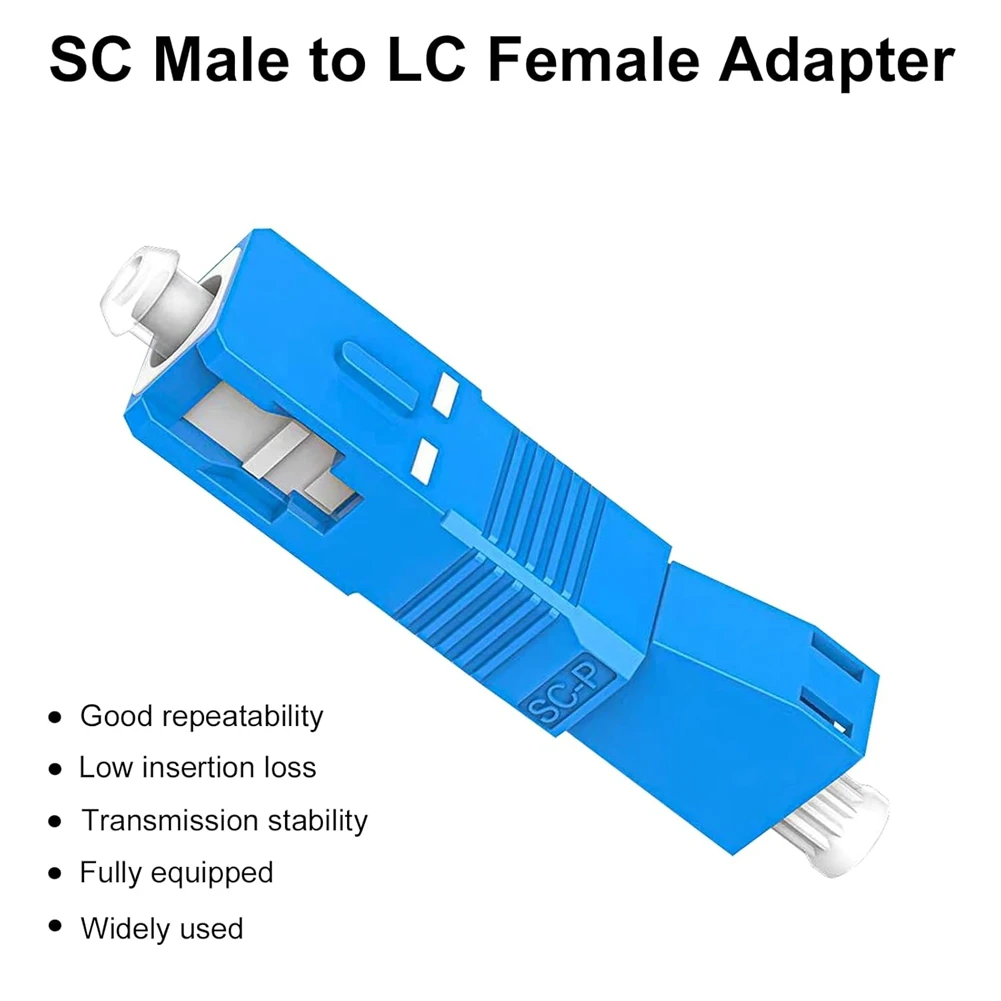 Popular_SC Male to LC Female Fiber Optic Adapter for Optical Power Meter