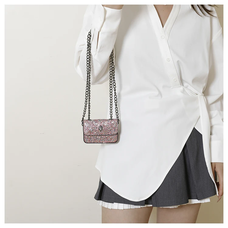 

Trendy Hot 2025 Mini Square Bag for Women - Quilted Stitch Chain Crossbody, Versatile, Premium Feel, Light Luxury Style