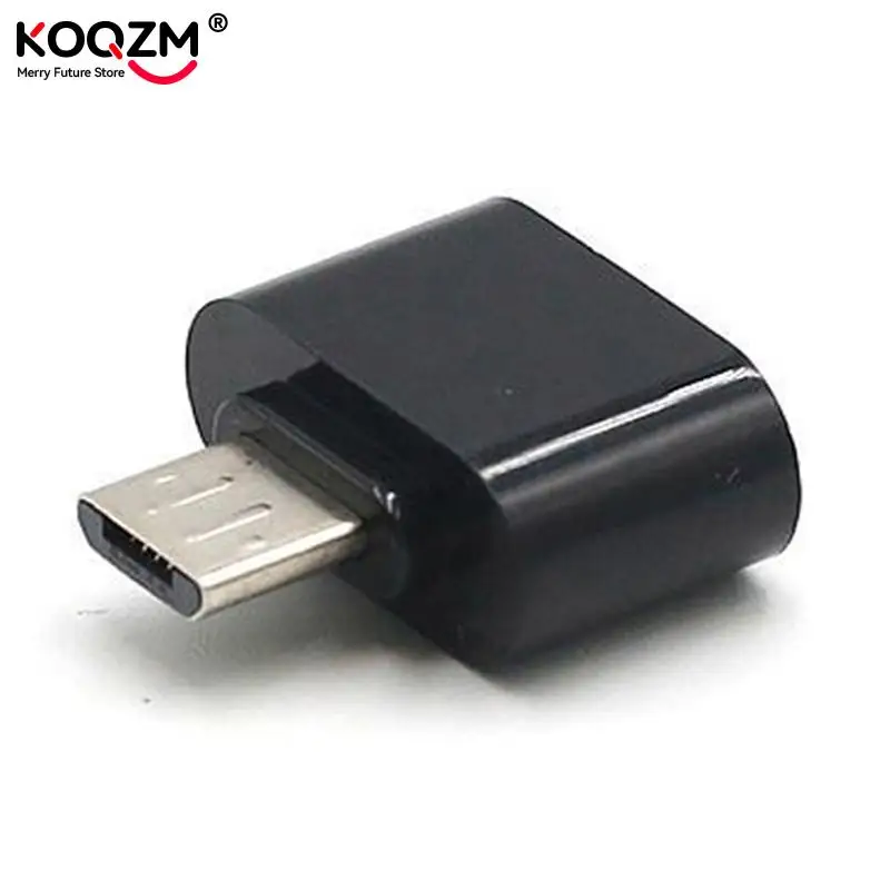 2pcs Portable Useful Micro USB Male To USB 2.0 Female Adapter OTG Converter For Android Tablet PC Cell Phone