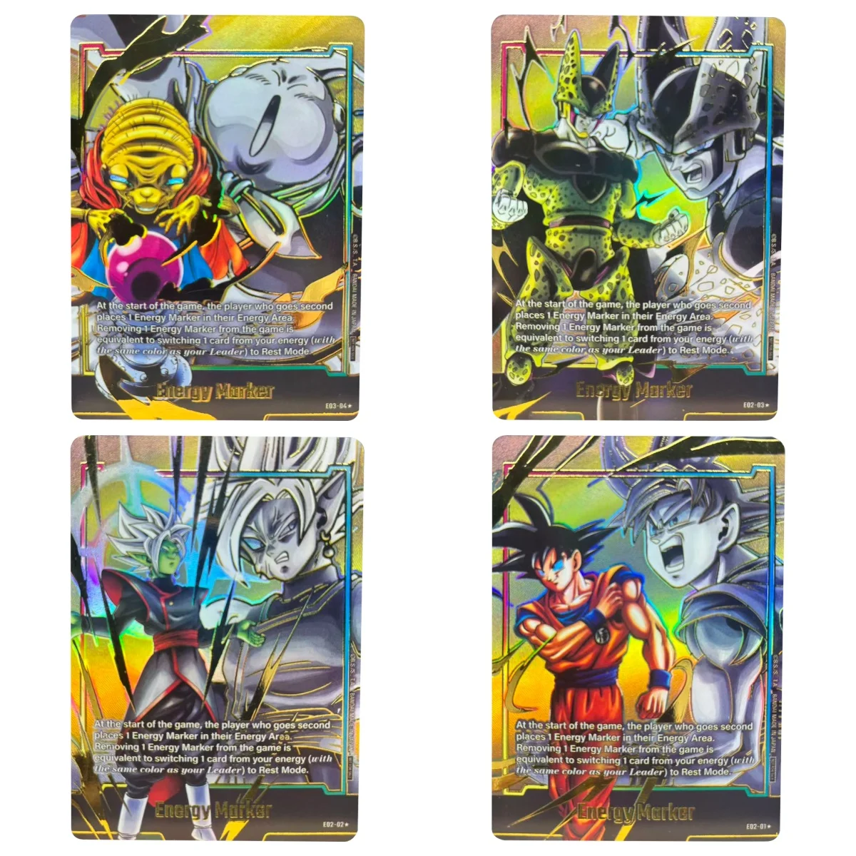 

Коллекционные карты Dragon Ball Son Goku Beerus, карта с маркером энергии, сделай сам, горячее тиснение, самодельная игра, аниме-карты, подарочная игрушка