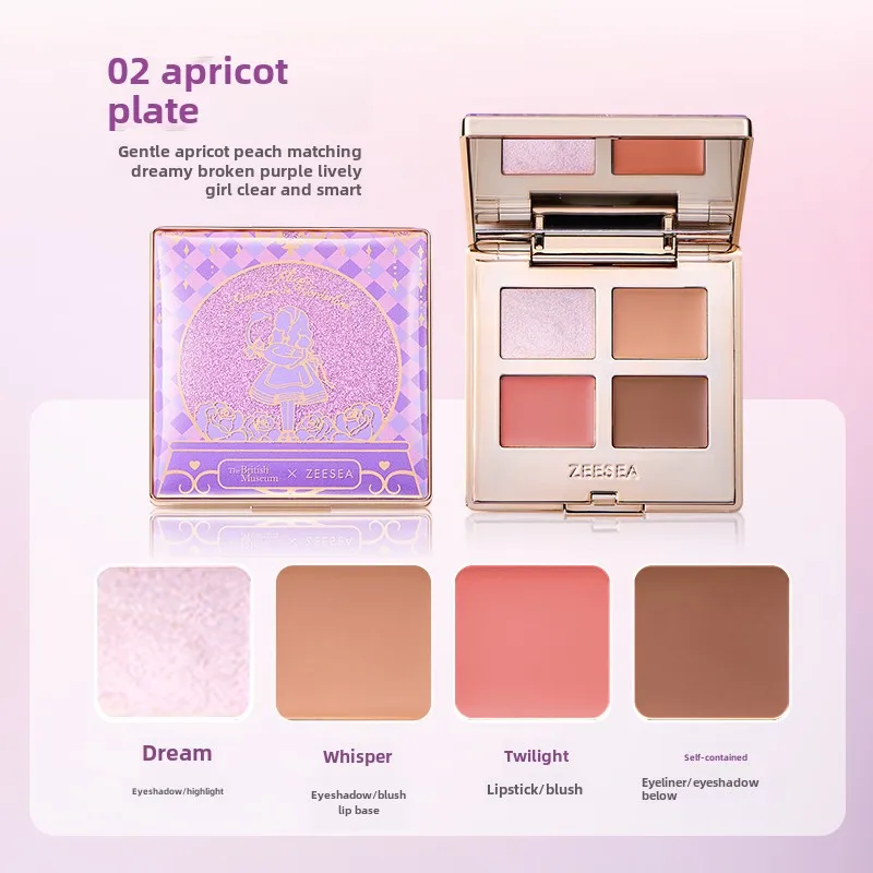 ZEESEA Makeup Highlighter Palette di ombretti Tutto in uno Blush Cream Crema per labbra Cosmetici multifunzionali