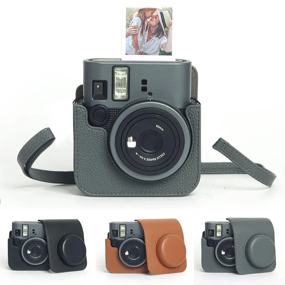 

Для Instax Mini 41, сумка для фотоаппарата в стиле ретро из искусственной кожи, защитная сумка для камеры, сумка для хранения с регулируемым плечом
