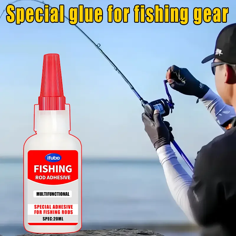 Ifubo Fishing Rod Adhesive, Multifunctional Fishing Gear Repair Glue For Rod Tip Guide Ring, Strong Bonding Fishing Accessory view 6