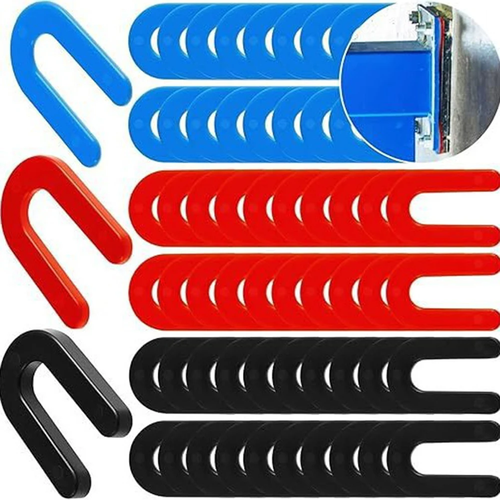 60PCS Car Lift Mount Leveling Shims Kit Plastic Shims For Mount Car Repair For S Urface Mount Automotive Repair