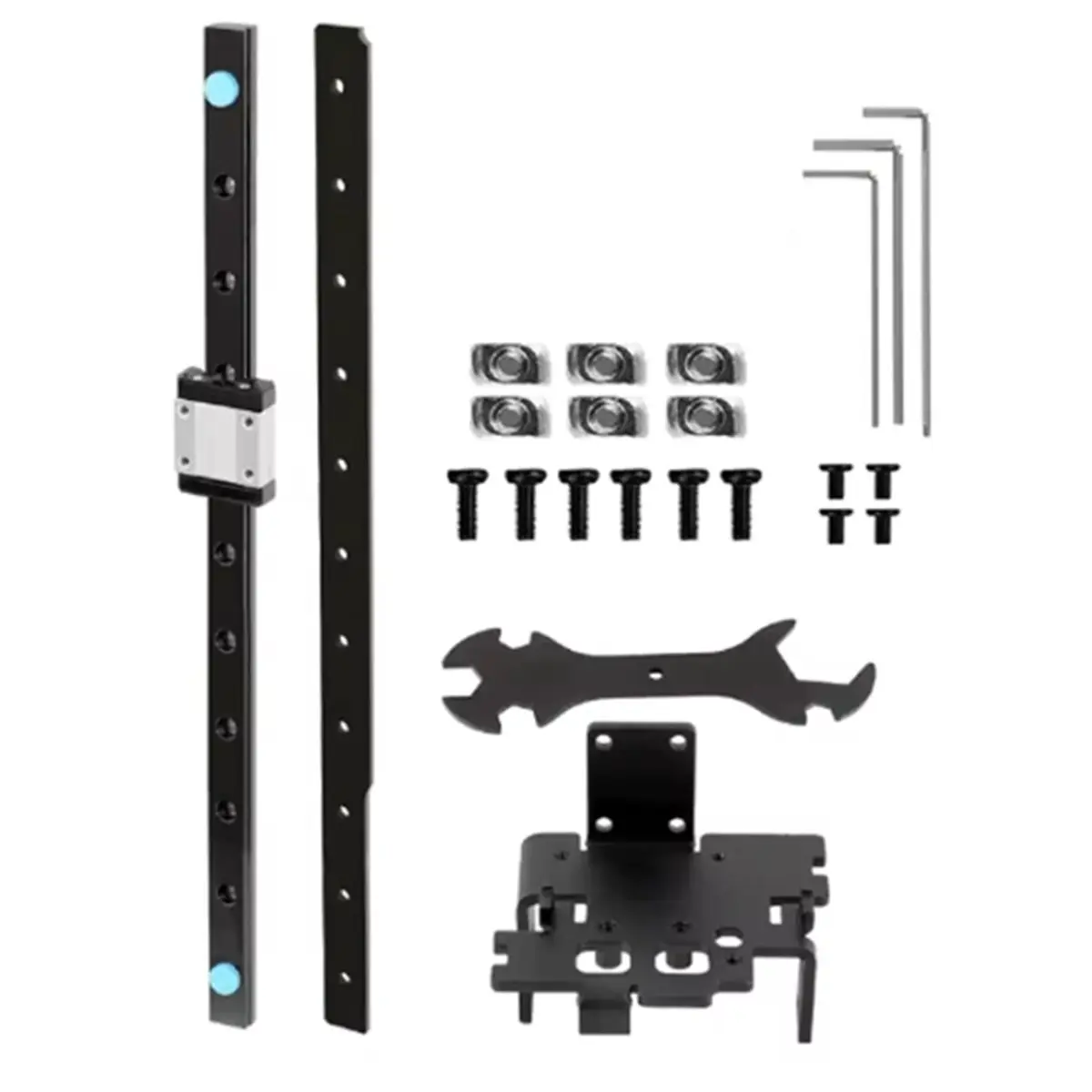ABIU For Creality Ender 3 V3 SE Linear Rail Upgrade Kit MGN12 280mm High Precision Slide Rail Smooth Stable Motion System