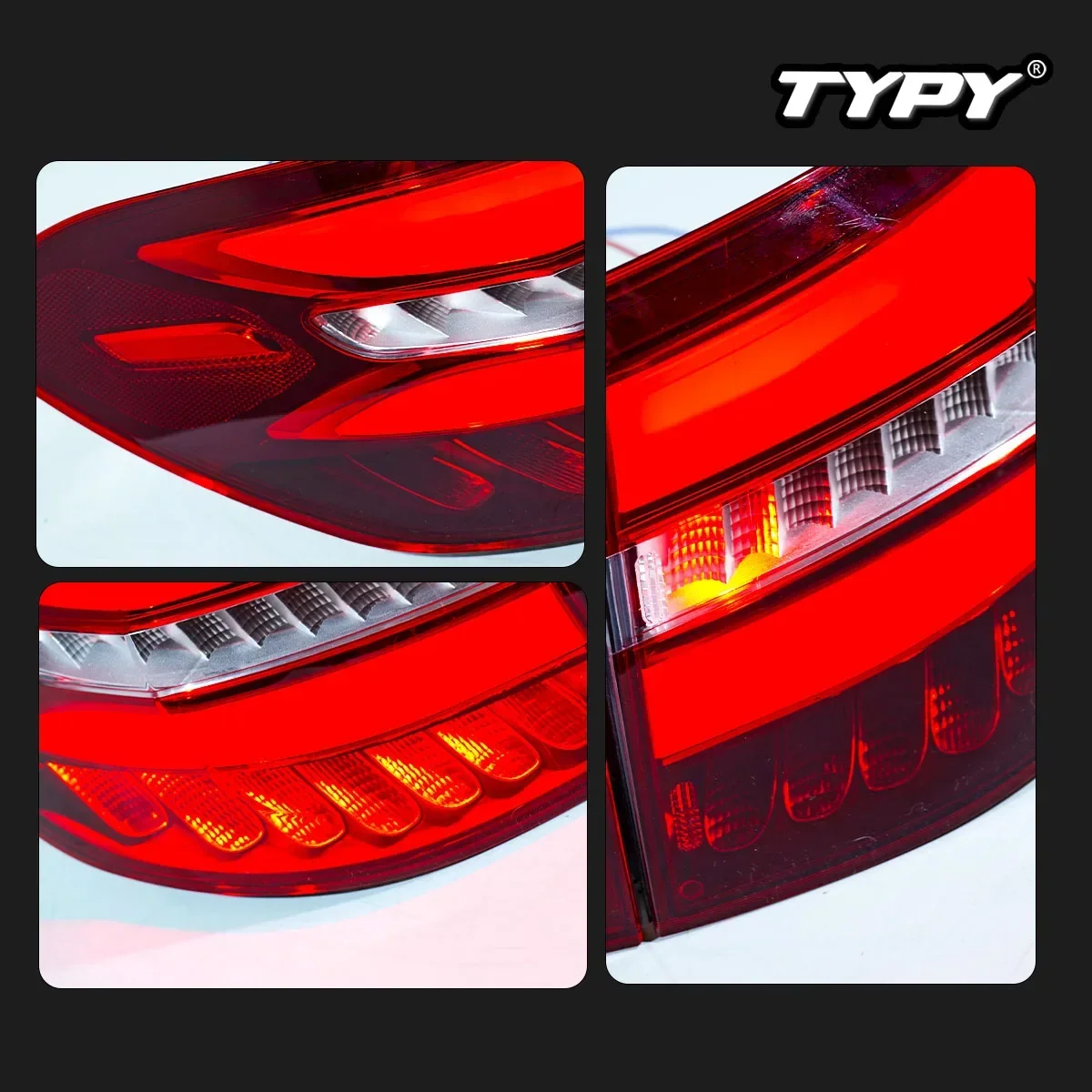 

TYPY Car For Benz GLC W253 Taillight 2016-2019 Upgrade Modified to New DRL Dynamic Turn Signal LED Taillight Auto Accessories