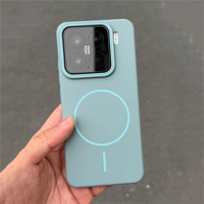 Funda magnética de lujo para Xiaomi Mi 13 14 14T 15 15T 17 Ultra Redmi Note 13R 14 Pro Poco F5 F6 F7 para carga Magsafe 3