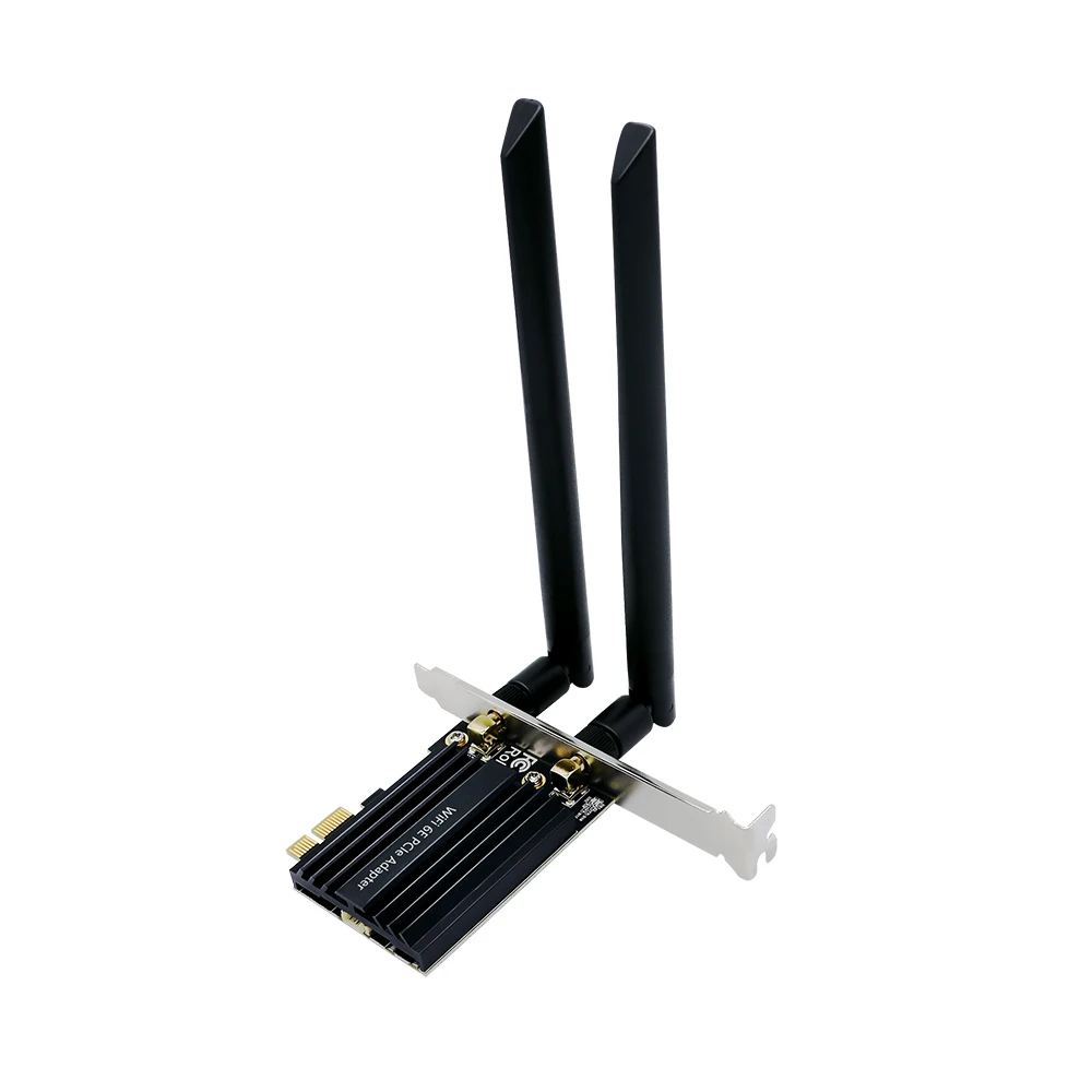 Adattatore Wireless BLE5.2 + 1024-QAM/MU-MIMO usb wifi OEM 802.11AX WIFI6E 5400Mbps 2.4G/5.8G/6G 160Mhz