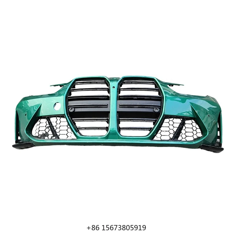 

Подходит для M3 M4 G80 G82: Оригинальный передний бампер в сборе, решетка радиатора, обвес кузова