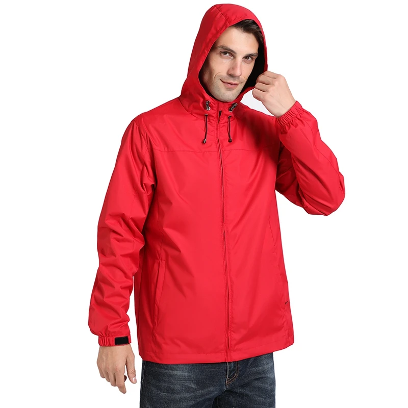 Chaqueta de exterior para hombre, cortavientos deportivo impermeable a prueba de viento, chaqueta con capucha para primavera y otoño, novedad de 2022