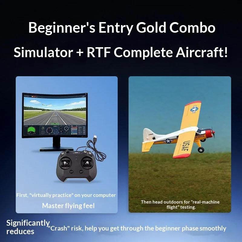 Nuevo Avión RC FMS de 800 mm, Ala Fija de Pequeño Envergadura, Eléctrico, para Principiantes, con GPS y Retorno Automático, Juguete de Avión de Pasatiempo