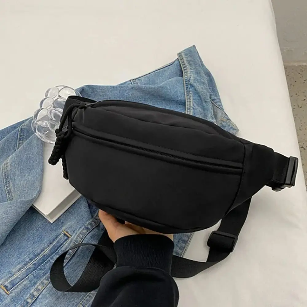 New Half Moon Women's Chest Bag Oxford Cloth Waterproof Waist Bags Multifunctional Large Capacity Running Belt Bags Sport