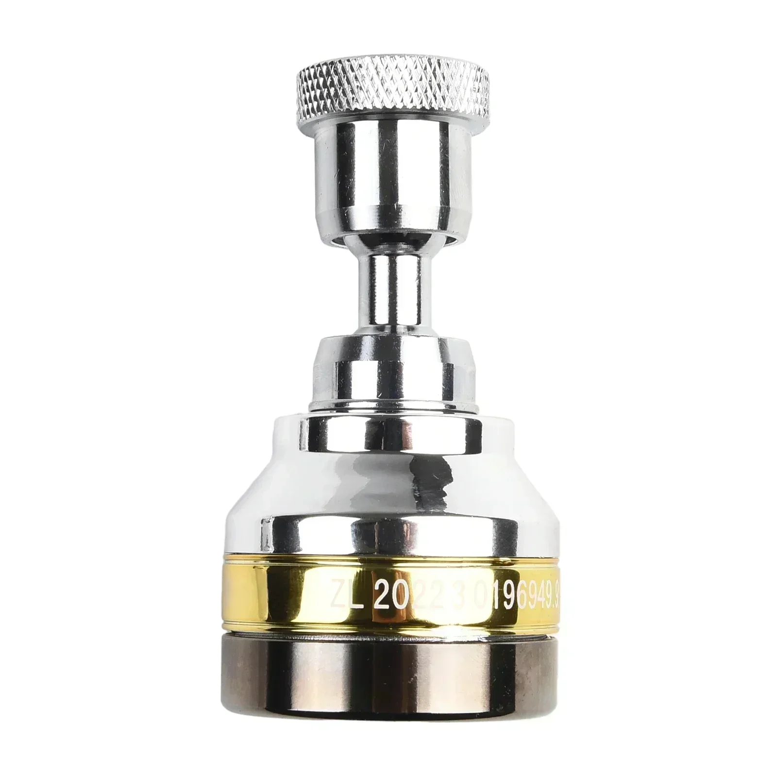 Practical Extender Faucet Function Faucet Nozzle Large Angle Rotary Silver Stainless Steels 5.7*4.2cm Faucet Aerator