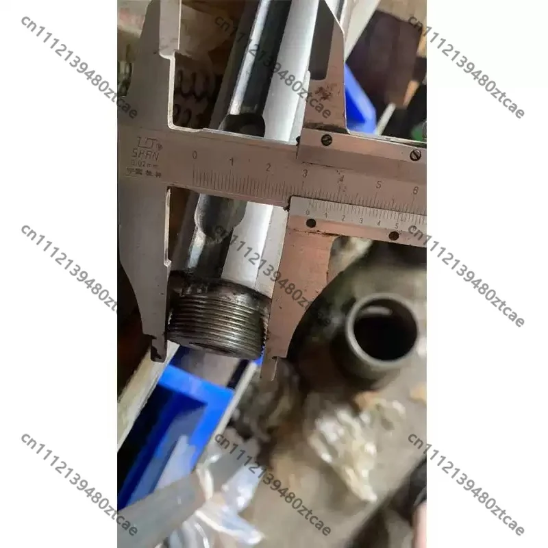 Horizontal Gear Shaft 45*12 Threaded Feed Spare Parts Fit Ning Vertical Drilling Machine Repair Parts*