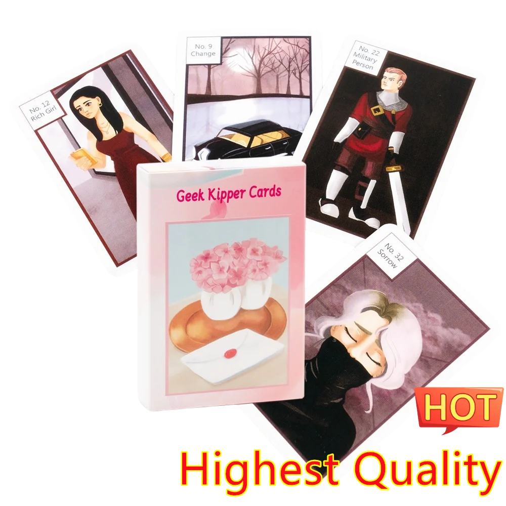 Fortune Geek Kipper Tarot Powwow Decks Card Games Mystical Tarot Cards Oracle Cards