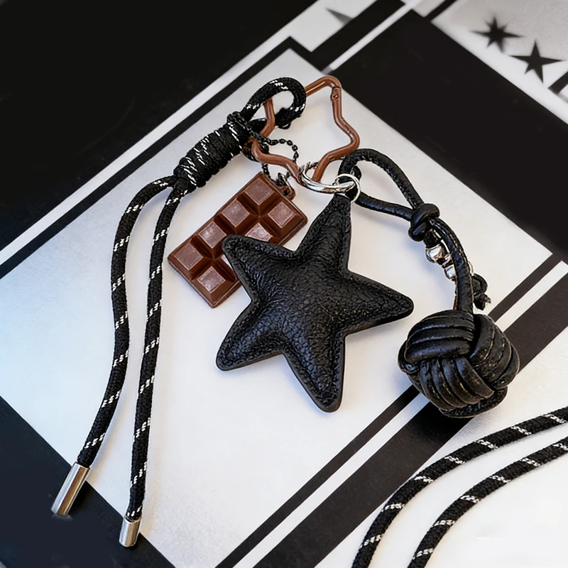New Cartoon Personalized Keychain Bag Pendant Series Star Shaped Bag Hanging Decoration For Gift