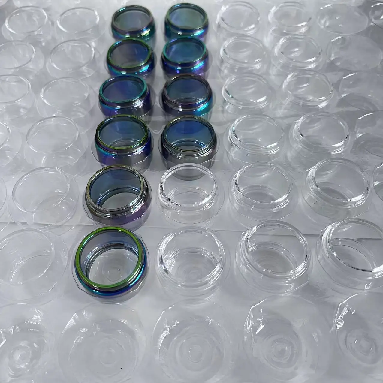 10 Pieces Straight/Bubble/Rainbow RV Glass Decorations fit for Zeus X mesh/Zeus Dual/Sub Ohm/ZX II/Z SUB-OHM 2021 I.D.23mm