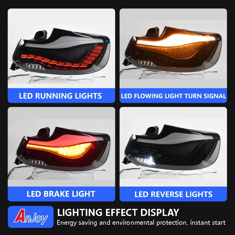 Car Styling for BMW M2C F22 F23 F87 218 220i 2014-2022 LED Dynamic Signal Tail Lamp DRL Brake Reverse Auto Accessories