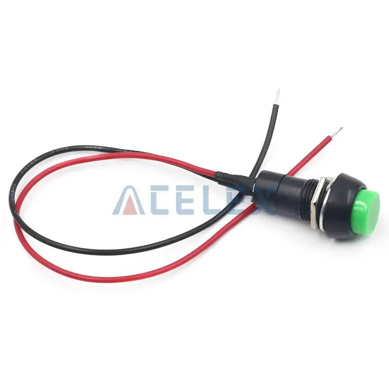 Push button switch waterproof small car circuit wire speaker electrical mini boat shape round line