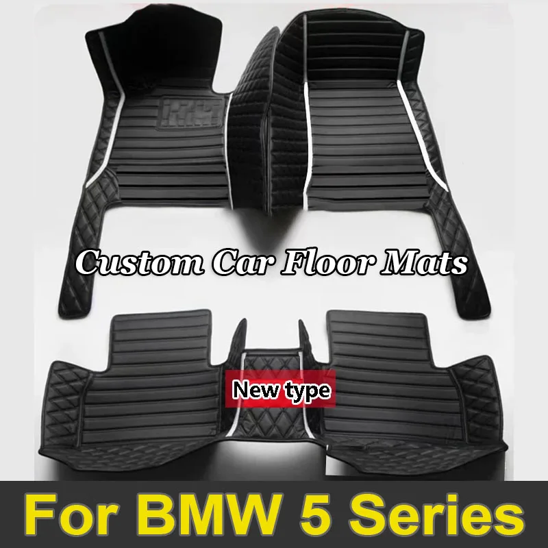 Custom 3D Full Coverage Car Floor Mats For BMW 5 Series Touring F11 2010 2011 2012 2013 2014 2015 Interior Accessories Carpet