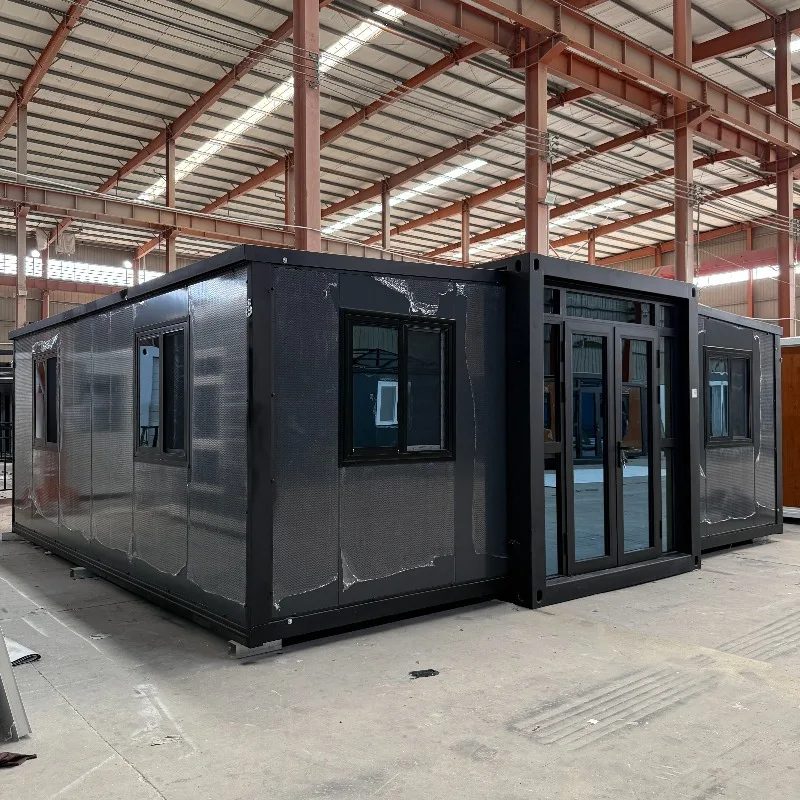 Anti Sinking Foldable Modular House Reinforced Corner Support Adjustable Base Stable Placement On Uneven Ground For Mountain