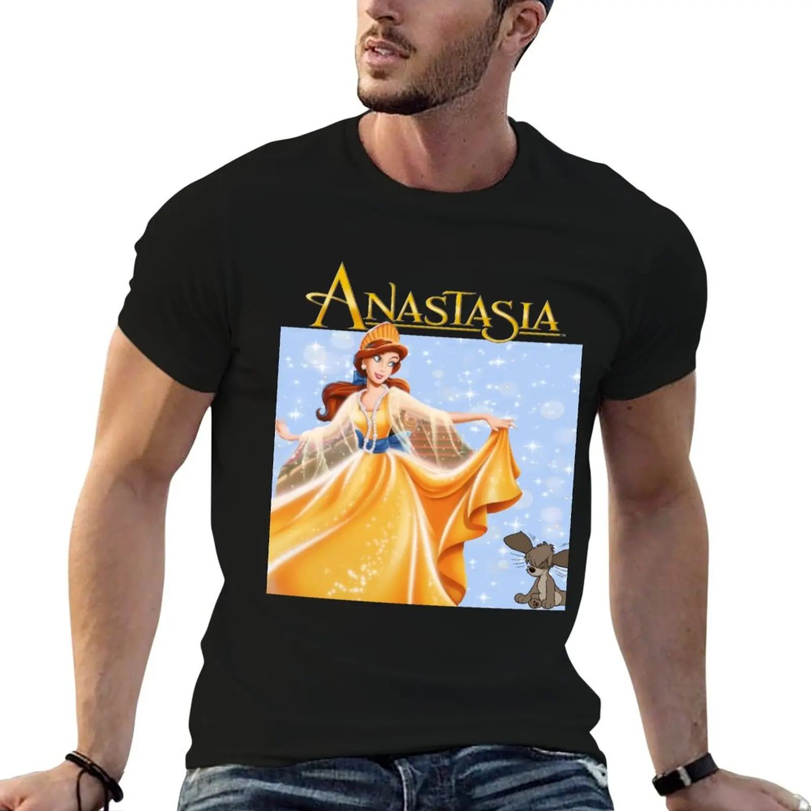 Anastasia 1997 (Romanov) T-shirt t-shirts voor mannen slim fit man t-shirt luxe T-shirt