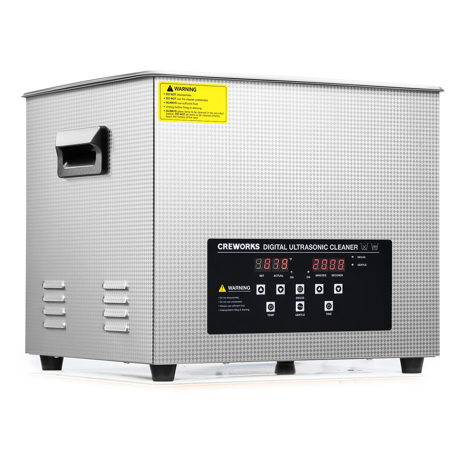 15L Ultrasonic Cleaner with 450W Heater 30min Timer for Auto Tools Machine Parts