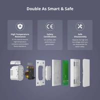 Sonoff M5 Matter 80 86 120 WiFi Smart Wall Mechanical Switch Voice Control Homekit For Alexa Google Home Alice SmartThings Apple