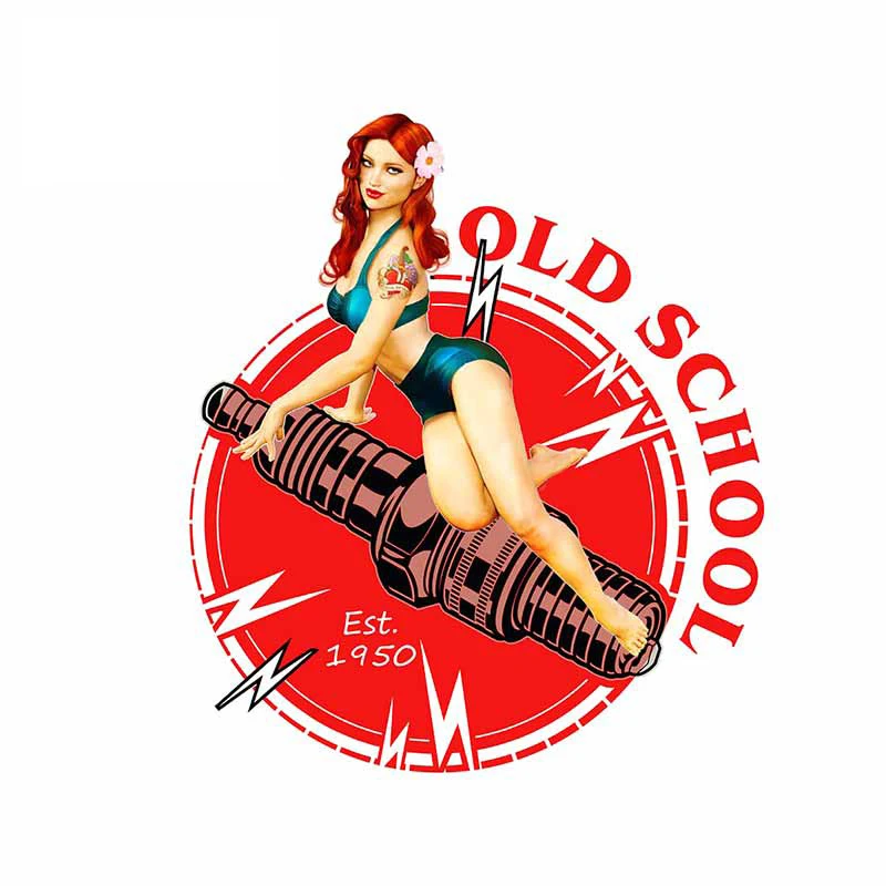 

for Old School Refrigerator Car Stickers Anime Decal Waterproof Sunscreen Campervan VAN RV 3D Decoration N44