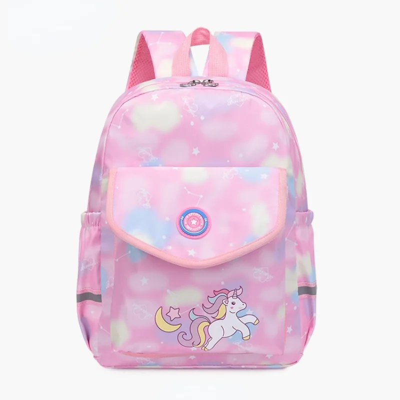 

Children Tie-dyed Fashion Sweet Cute Unicorn Backpacks New Girls Princess Students Cartoon School Bags High-capacity