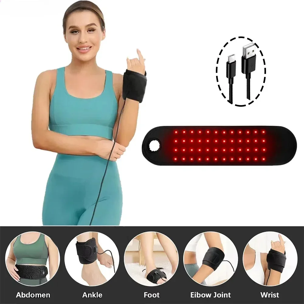 Red Light Belt for Fatigue Relief Pad 850nm&660nm LED Near Infrared Pad Joint Care for Knee Wrist  Beautiful Skin Dropshipping