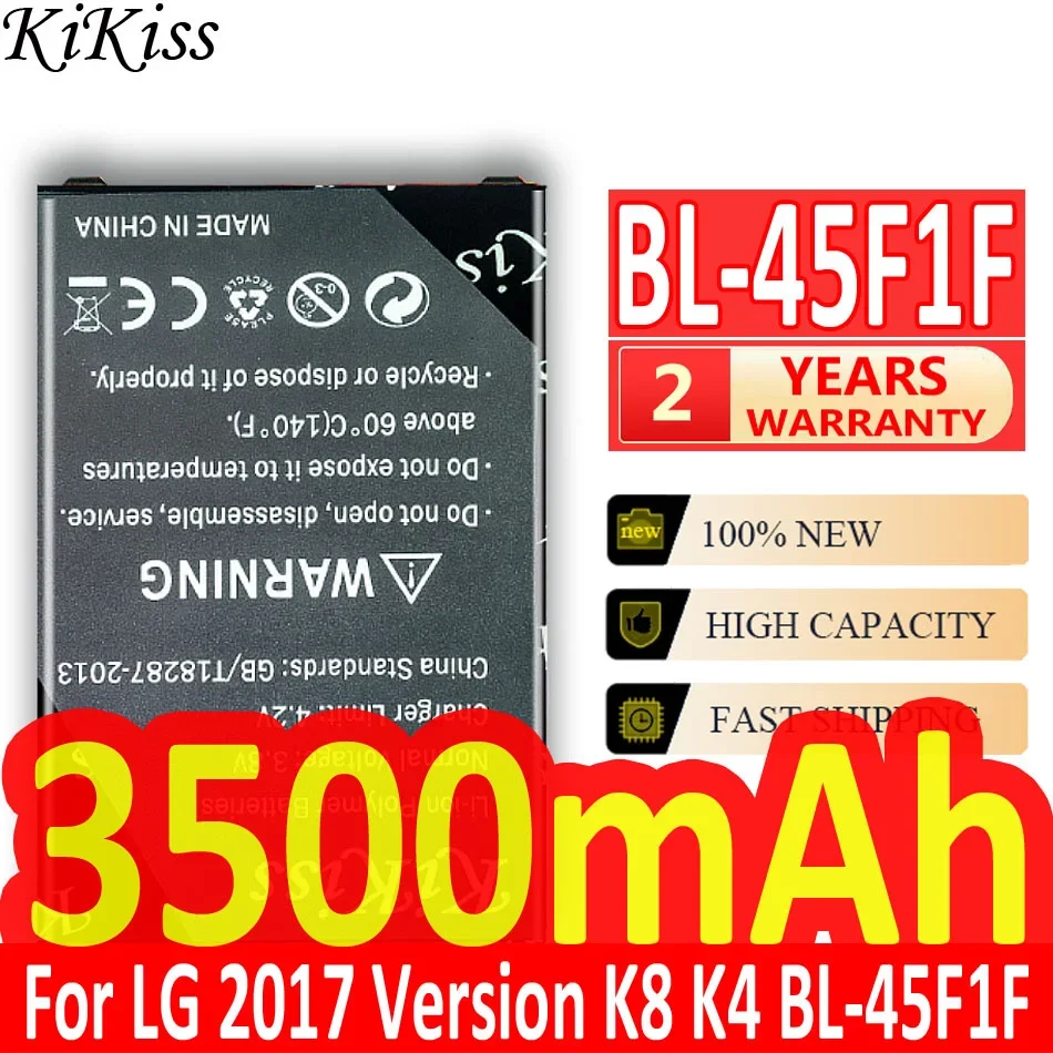 BL-45A1H BL-45F1F BL-46G1F BL-46ZH BL-49JH BL-52UH BL 59JH/T7/44JH Battery For LG K4 K7 K8 K10 L7 II L70 G2 2017 2018 K420N P700