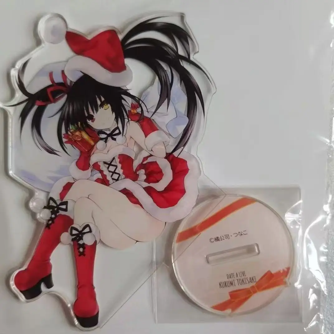 

3.93inch Date A Live Anime Peripherals Kurumi Tokisaki Christmas Carnival Ver. Acrylic Stand Re-ceration Kurumi Sexy Girl Toys