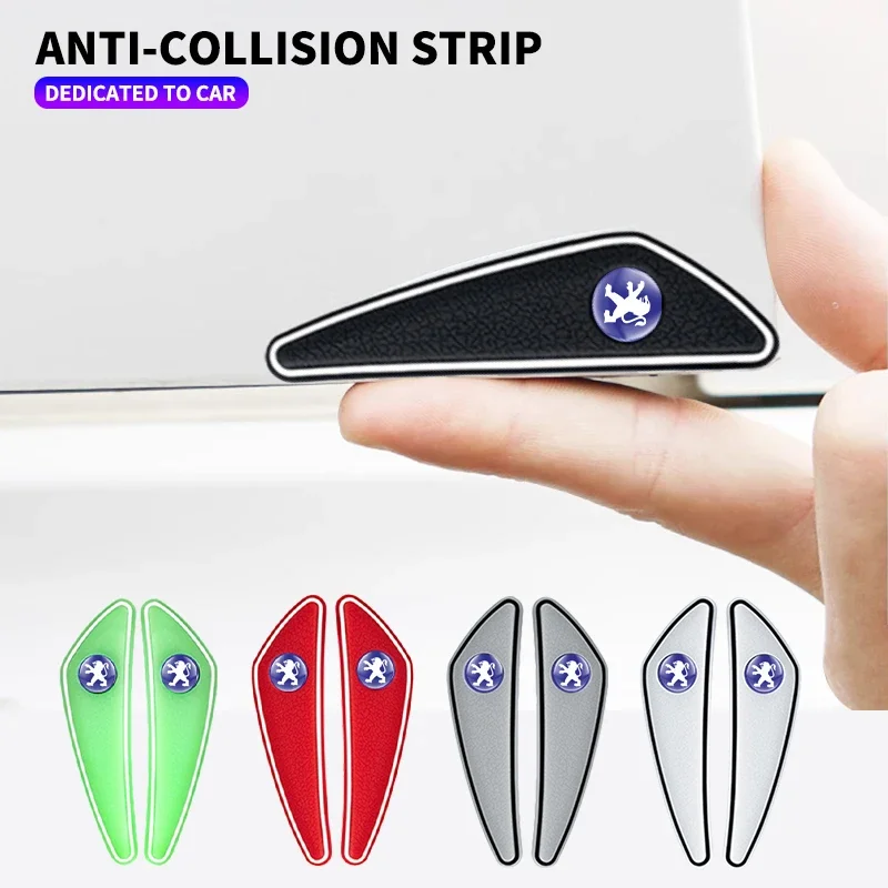 Car Door Anti-Collision Strip Protector Sticker Edge Protective Sticker For Peugeot 206 207 307 3008 308 407 408 508 301 208 RCZ