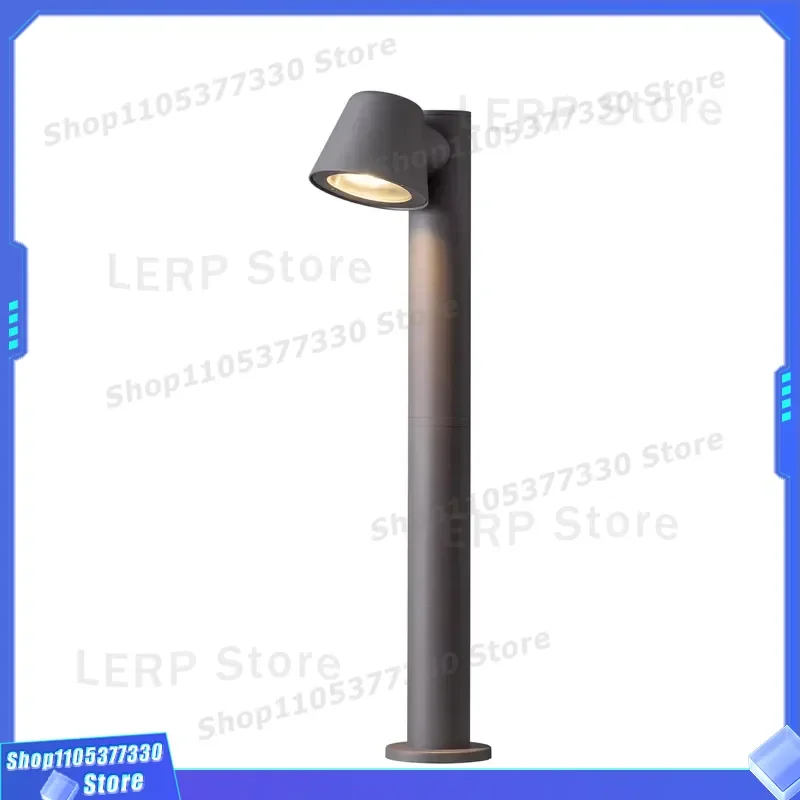 5W GU10 LED Post Light Outdoor Waterproof IP54 Base Lamp with Power Supply for Garden Pathway Lighting Fixture Modern Design