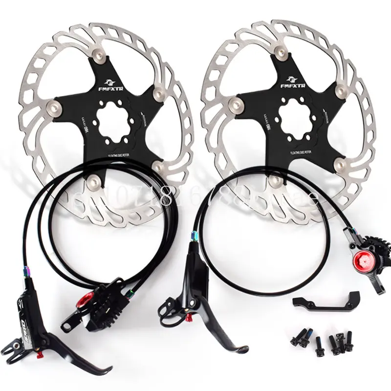 Ultra Light CNC Aluminum Alloy Mountain Bike Oil Brake Disc Brake Bike Oil Brake Kit Retrofit Upgrade Accessories