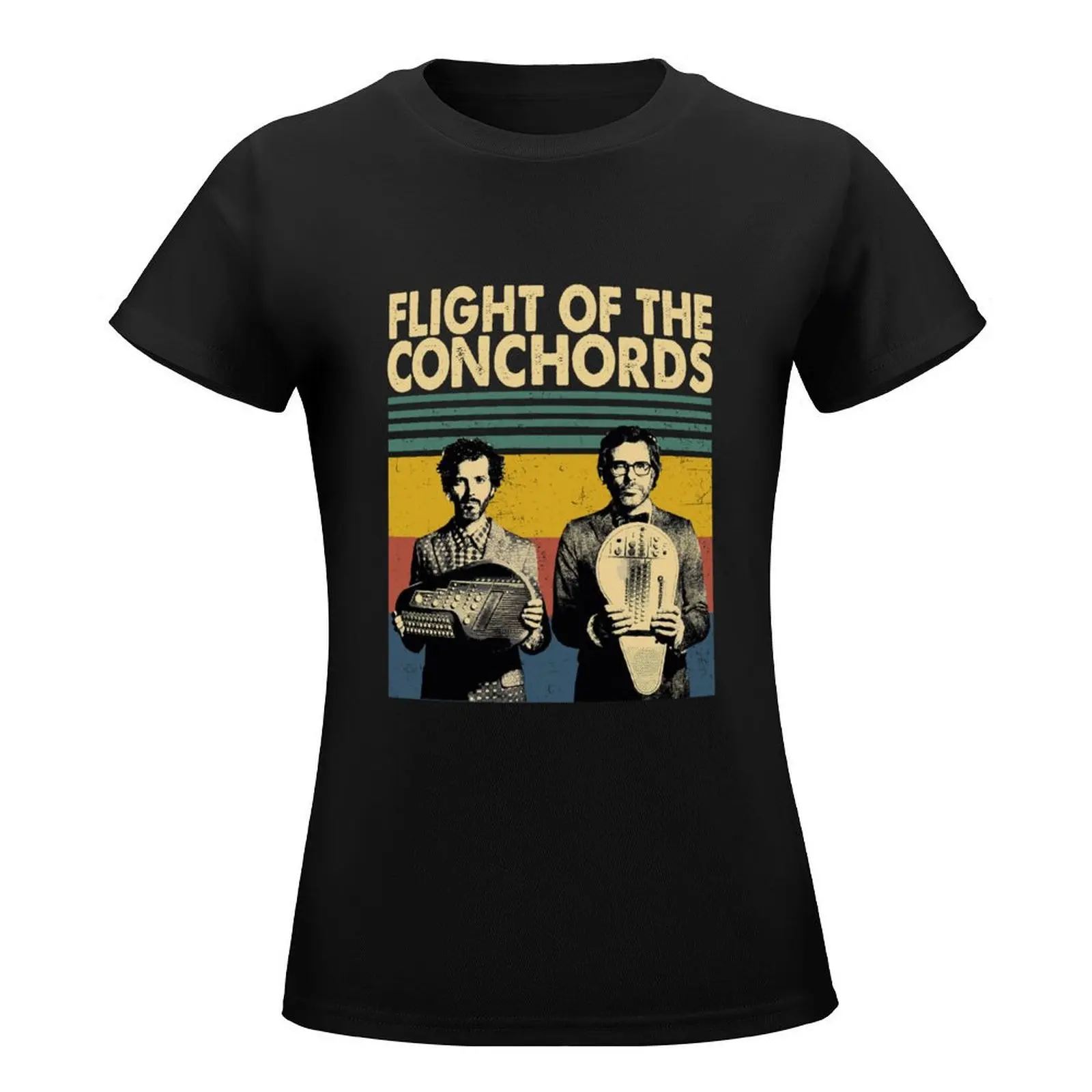 Flight Of The Conchords Retro Vintage. T-Shirt quick-drying blanks tshirts for Women