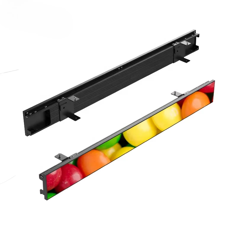 Цифровые экраны, панель дисплея магазина, светодиодная видеостена, светодиодная внутренняя, светодиодная полка, полноцветный рекламный дисплей для супермаркета