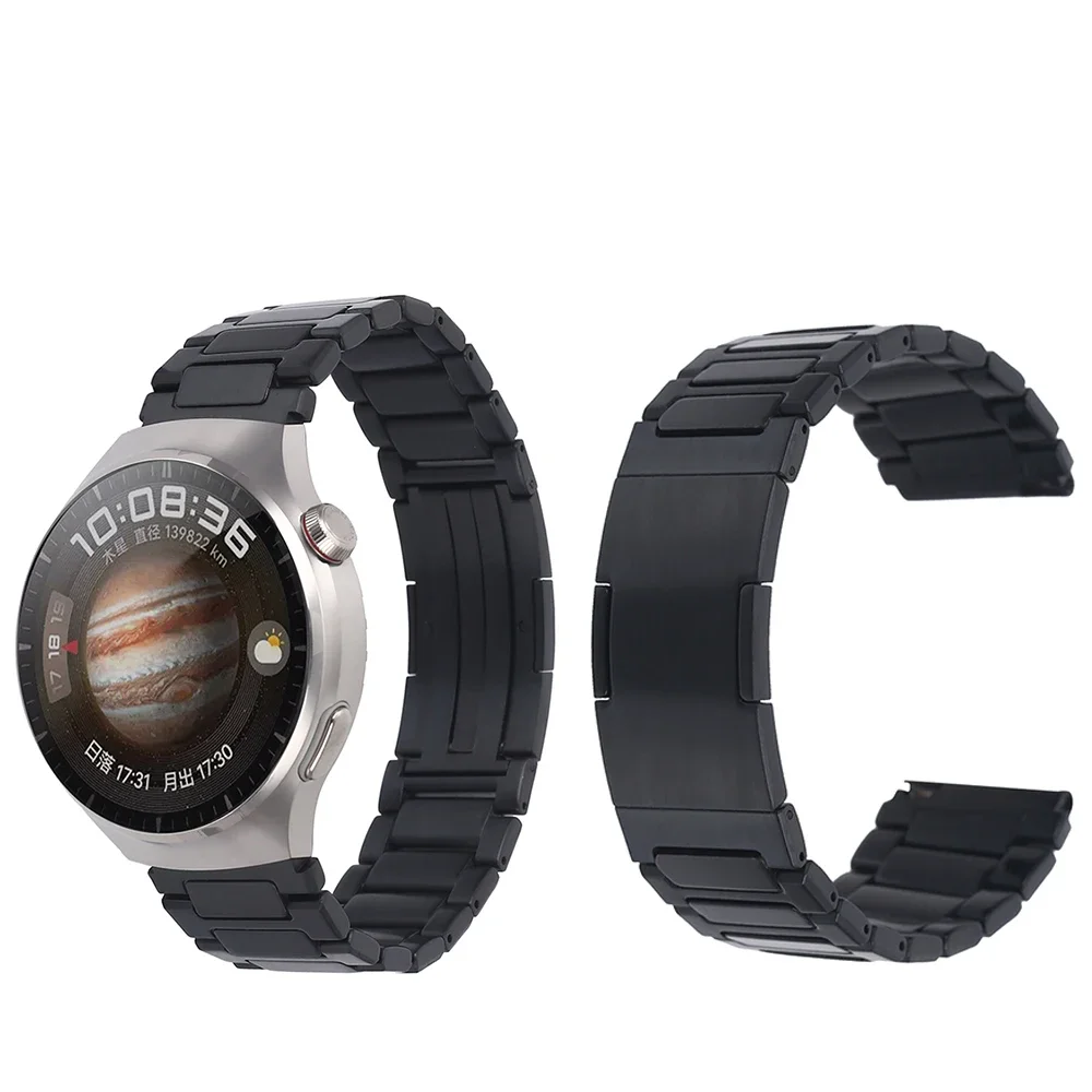 頑丈なステンレス鋼の時計ストラップ,Huaweiwatch 4,4pro,gt4,gt3,46mm,22mm